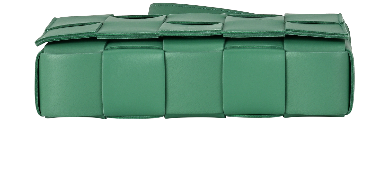 Medium Cassette, &pound;850, Handbags, Green, Leather, Top view